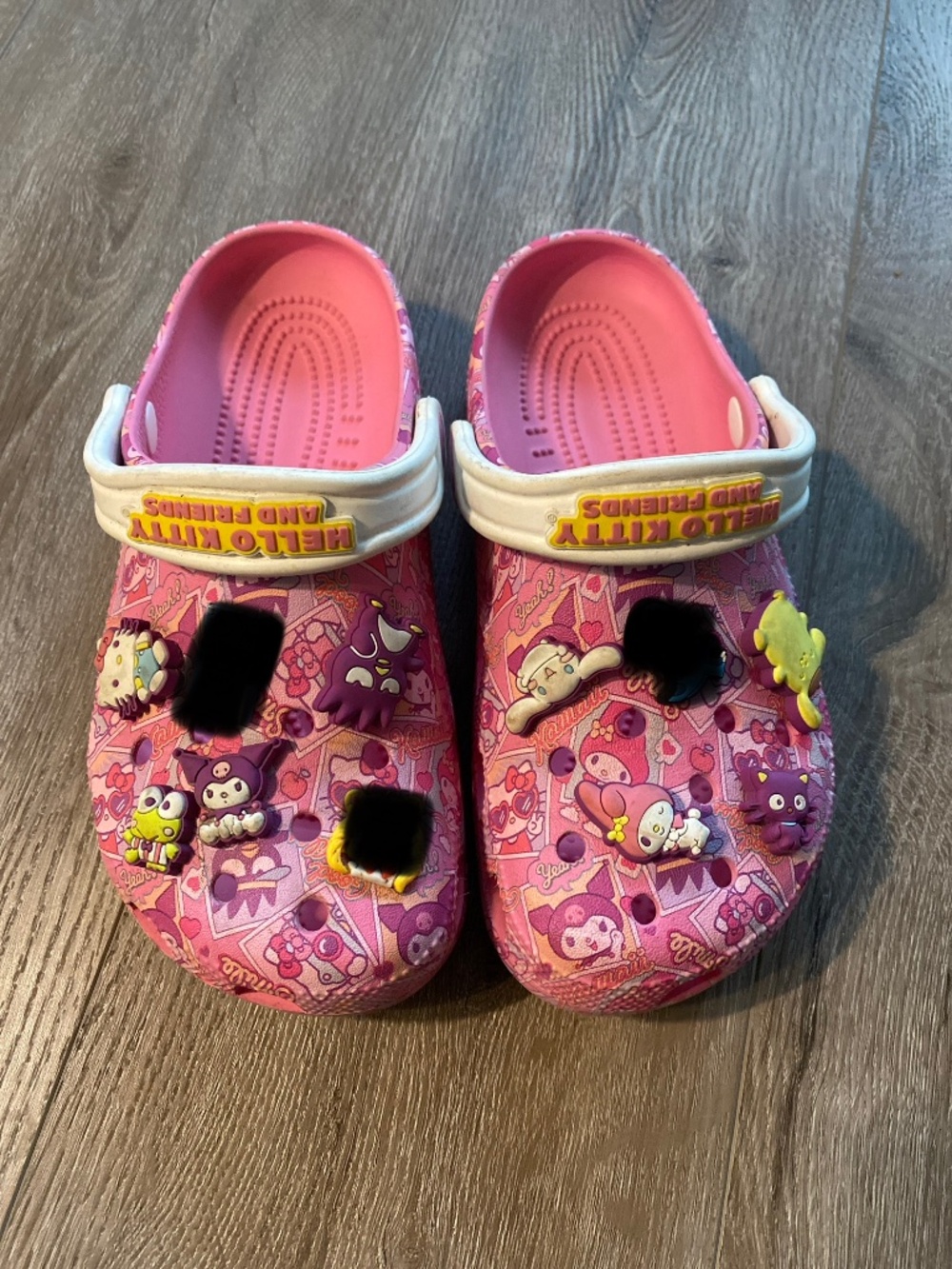 Limited Edition Hello Kitty Crocs with Jibbitz